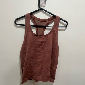 Women's Sleeveless Rust Tank Top